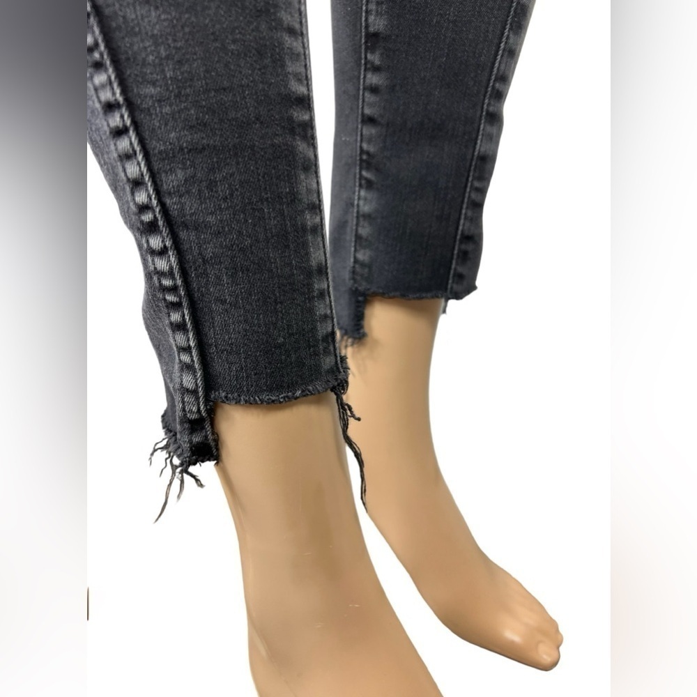 AG Adriano Goldschmied Womens Jeans Farrah ankle high rise skinny black size 28 - Picture 6 of 15